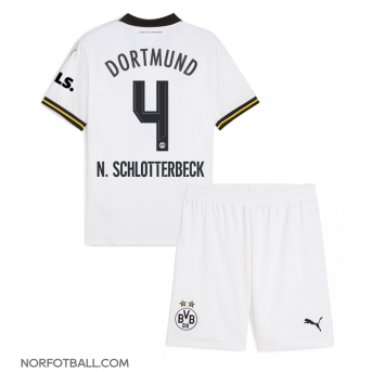 Billige Fotballdrakt Borussia Dortmund Nico Schlotterbeck #4 Replika Tredjedraktsett Barn 2024-25 Kortermet (med bukser)